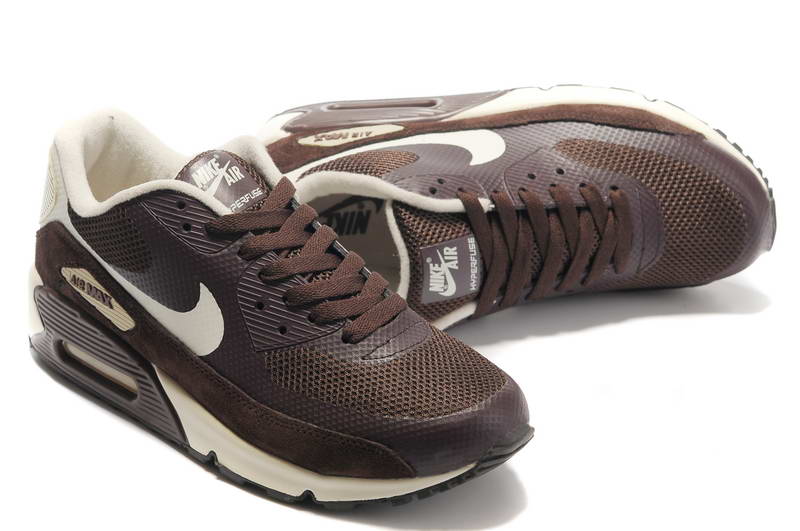 Air Max 90 Hyperfuse fourrure Chaussures Hommes brun (4)